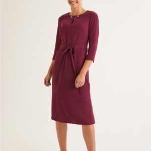 althea lace dress boden High Neck Lace Dress-Blue